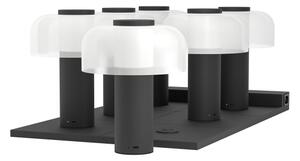 Lampă LED dimabilă de exterior Eglo 900984 PONENTE 2,25W/5V 5200mAh IP44 negru/alb