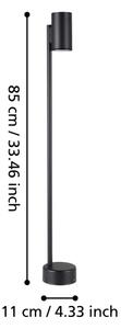 Lampă LED de exterior Eglo 900996 IZZALINI 1xGU10/2,8W/230V IP44