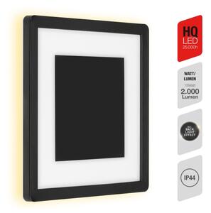 Telefunken 315905TF - Aplica LED de exterior pentru perete, 15W, 230V, IP44, 4000K, negru