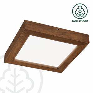 Plafonieră LED dimabilă Brilagi WOODY FRAME LED/24W/230V stejar 30x30 cm IP44 + telecomandă