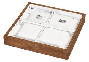 Plafonieră LED dimabilă Brilagi WOODY FRAME LED/24W/230V stejar 30x30 cm IP44 + telecomandă