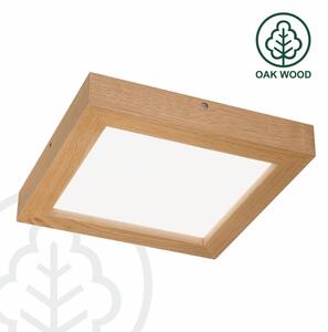 Plafonieră LED dimabilă Brilagi WOODY FRAME LED/24W/230V stejar 30x30 cm IP44 + telecomandă