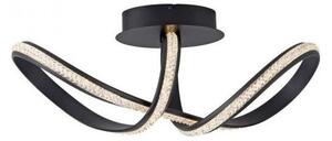 Lustră LED dimabilă aplicată JUST LIGHT. 8475-18 BRILLA LED/29W/230V negru