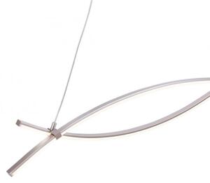 Lustră LED pe cablu JUST LIGHT. 15382-55 MAJA 2xLED/8,4W/230V crom