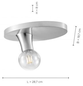Plafonieră JUST LIGHT. 14777-55 TURN ME 1xE27/60W/230V crom