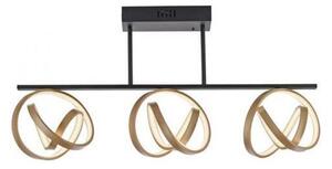 Lustră LED aplicată JUST LIGHT. 6245-18 LOOP 3xLED/11W/230V 2700-5000K + telecomandă