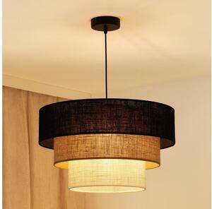 Brilagi - Lustr ASPEN LUNETA 1xE27/15W/230V pr. 45 negru/bej/crem