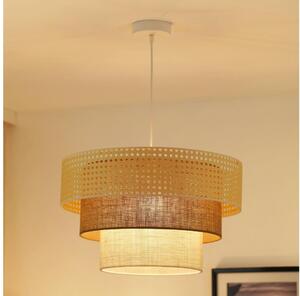 Brilagi - Lustr CEDAR LUNETA 1xE27/15W/230V pr. 45 ratan maro/crem