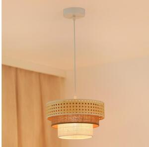 Brilagi - Lustr CEDAR LUNETA 1xE27/15W/230V pr. 25 ratan maro/crem
