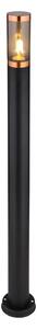 Lampă de exterior Globo 3159BC BOSTON 1xE27/23W/230V IP44 110 cm negru/cupru
