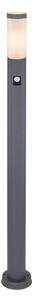 Lampă de exterior cu senzor Globo 3159AS BOSTON 1xE27/15W/230V IP44 110 cm antracit