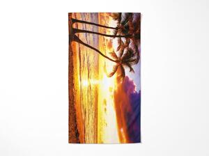 Prosop de plaja XXL cu uscare rapida SUNDARA colorat 150 x 210 cm, 100% microfibra