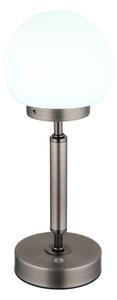 Lampă LED tactilă reîncărcabilă de masă Globo 21033A HAKU LED/2,5W/5V 2700/4000/6500K antracit
