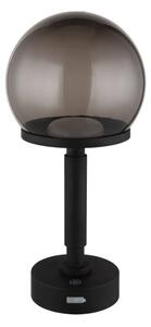 Lampă LED tactilă reîncărcabilă de masă Globo 21034S HAKU LED/2,5W/5V 2700/4000/6500K black