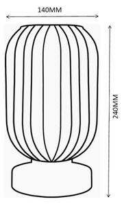 Lampă de masă Globo 15469TS NORMY 1xE27/40W/230V gri