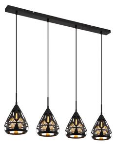 Lustră pe cablu Globo 15889-4H HASSAN 4xE27/40W/230V
