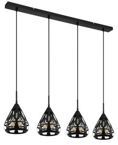 Lustră pe cablu Globo 15889-4H HASSAN 4xE27/40W/230V