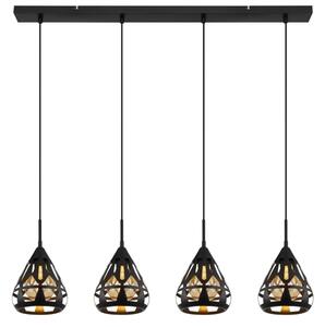 Lustră pe cablu Globo 15889-4H HASSAN 4xE27/40W/230V