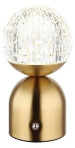 Lampă LED tactilă dimabilă de masă Globo 21007M JULSY LED/2,5W/3,7V 2700/4000/6500K alamă