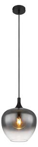 Lustră pe cablu Globo 15548H MAXY 1xE27/40W/230V d. 24 cm negru