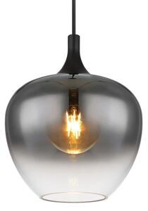 Lustră pe cablu Globo 15548H MAXY 1xE27/40W/230V d. 24 cm negru
