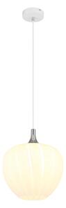Lustră pe cablu Globo 15548H1W MAXY 1xE27/60W/230V d. 29 cm alb
