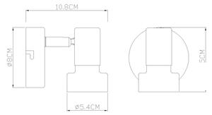 Lampă de masă Globo 15548TK MAXY 1xE27/40W/230V antracit
