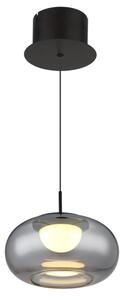 Lustră LED pe cablu Globo 15744H QUINTARA LED/6W/230V negru