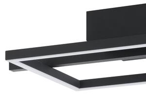 Plafonieră LED dimabilă Eglo 901115 AMANDOLO LED/17W/230V negru + telecomandă