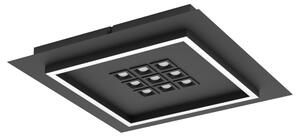 Plafonieră LED dimabilă Eglo 901192 BALAZOTE LED/21,4W/230V negru + telecomandă