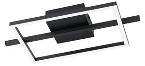 Plafonieră LED dimabilă Eglo 901115 AMANDOLO LED/17W/230V negru + telecomandă