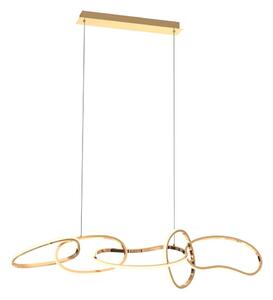 Lustră LED pe cablu Zuma Line MD7361-5A-EGT CHOLET LED/56W/230V auriu