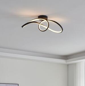 Plafonieră LED RGBW dimabilă Eglo 901158 CALAROSSA-Z LED/22W/230V negru
