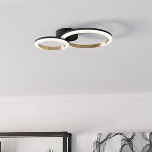 Plafonieră LED dimabilă Eglo 901223 CALLIERA LED/12W/230V negru/auriu