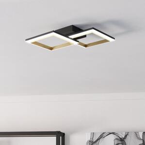 Plafonieră LED dimabilă Eglo 901225 CALLIERA LED/18,4W/230V negru/auriu
