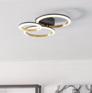 Plafonieră LED dimabilă Eglo 901224 CALLIERA LED/20W/230V negru/auriu