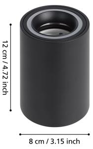 Spot LED RGBW dimabil Eglo 901168 CAROSSO-Z LED/4,9W/230V negru