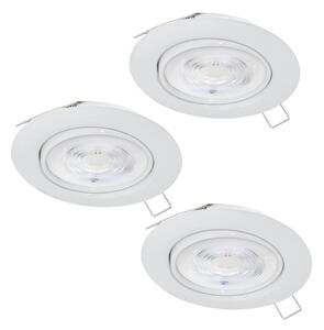 SET 3x corp de iluminat LED pentru baie Eglo 901759 FAVAZZINA 1xGU10/4W/230V IP44 alb