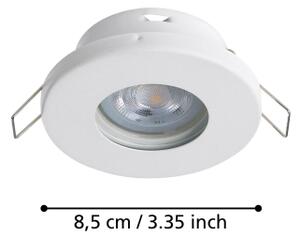 SET 3x corp de iluminat LED pentru baie Eglo 901759 FAVAZZINA 1xGU10/4W/230V IP44 alb