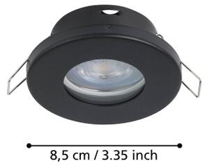 SET 3x corp de iluminat LED pentru baie Eglo 901758 FAVAZZINA 1xGU10/4W/230V IP44 negru