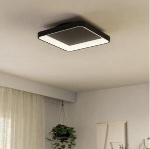Plafonieră LED dimabilă Eglo 901252 LORETELLO LED/12W/230V negru + telecomandă