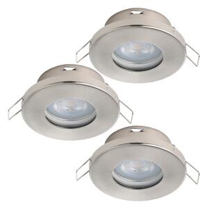 SET 3x corp de iluminat LED pentru baie Eglo 901761 FAVAZZINA 1xGU10/4W/230V IP44 crom