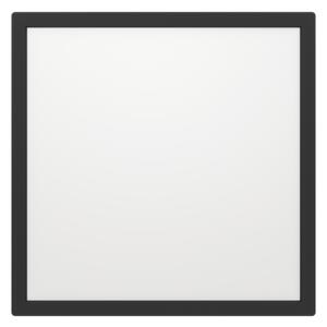 Plafonieră LED dimabilă de exterior Eglo 901456 ROVITO-R 17,6W/230V 39x39cm IP44 negru + telecomandă