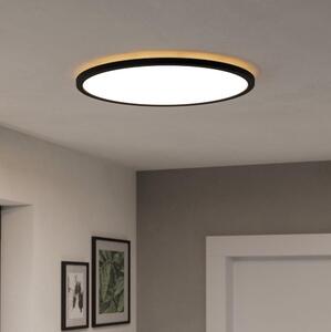 Plafonieră LED RGBW dimabilă de exterior Eglo 901465 ROVITO-Z 16,8W/230V d. 50 cm IP44 negru