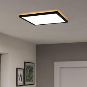 Plafonieră LED RGBW dimabilă de exterior Eglo 901467 ROVITO-Z 17,6W/230V 39x39cm IP44 negru