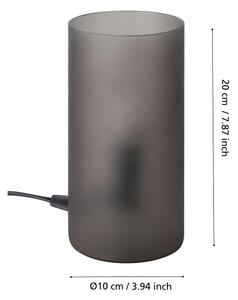Eglo 901068 - Lampă de masă GEO 1xE14/60W/230V neagră