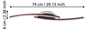 Plafonieră LED Eglo 901221 LUNGOLAGO LED/12W/230V 4000K cupru