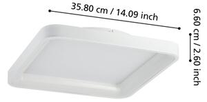Plafonieră LED dimabilă Eglo 901249 LORETELLO LED/12W/230V alb + telecomandă