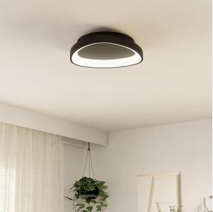 Plafonieră LED dimabilă Eglo 901584 LORETELLO LED/12W/230V negru + telecomandă