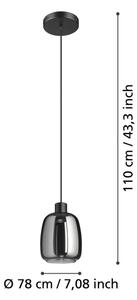 Lustră LED RGBW dimabilă pe cablu Eglo 901119 MOLOCHIO-Z LED/3,7W/230V negru